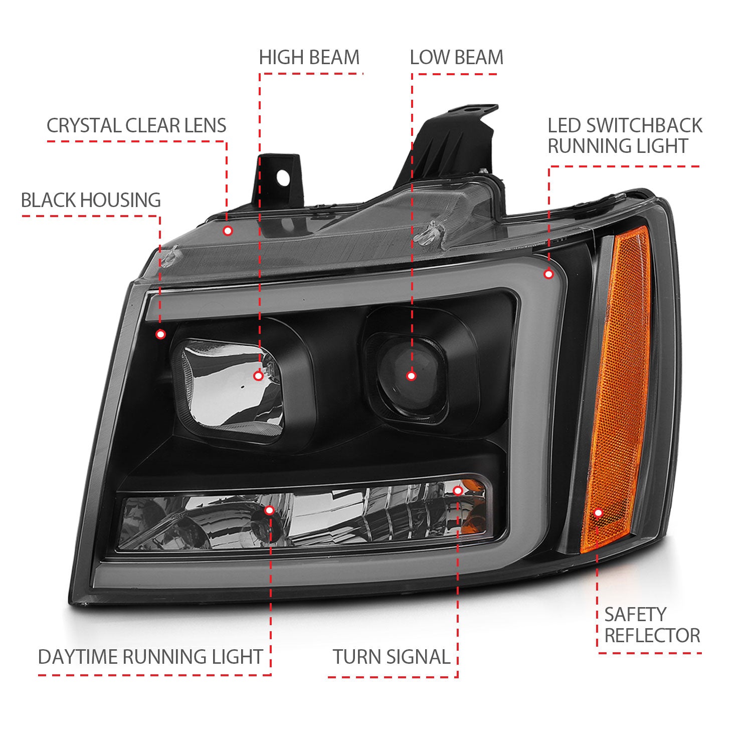 ANZO USA 111402 - Headlight Set