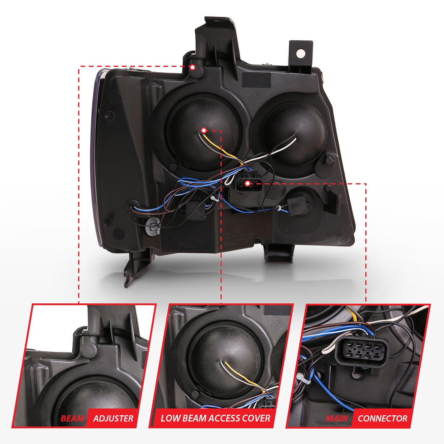 ANZO USA 111402 - Headlight Set