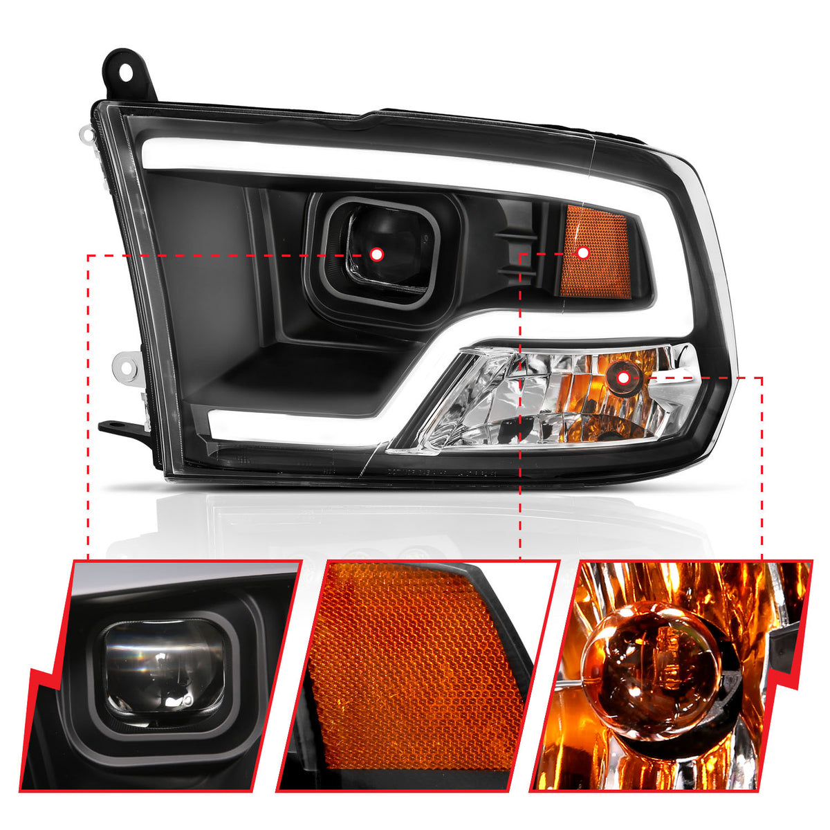 ANZO USA 111404 - Headlight Set