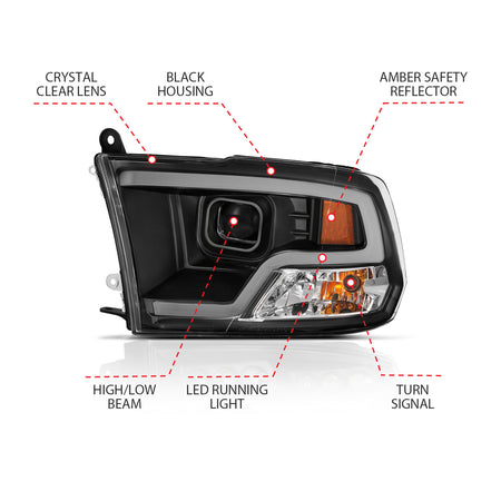 ANZO USA 111404 - Headlight Set