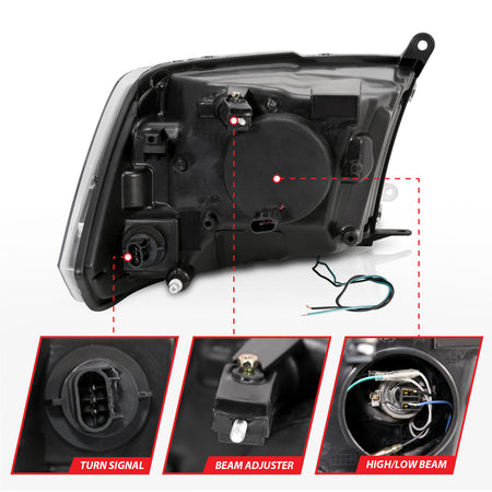 ANZO USA 111404 - Headlight Set