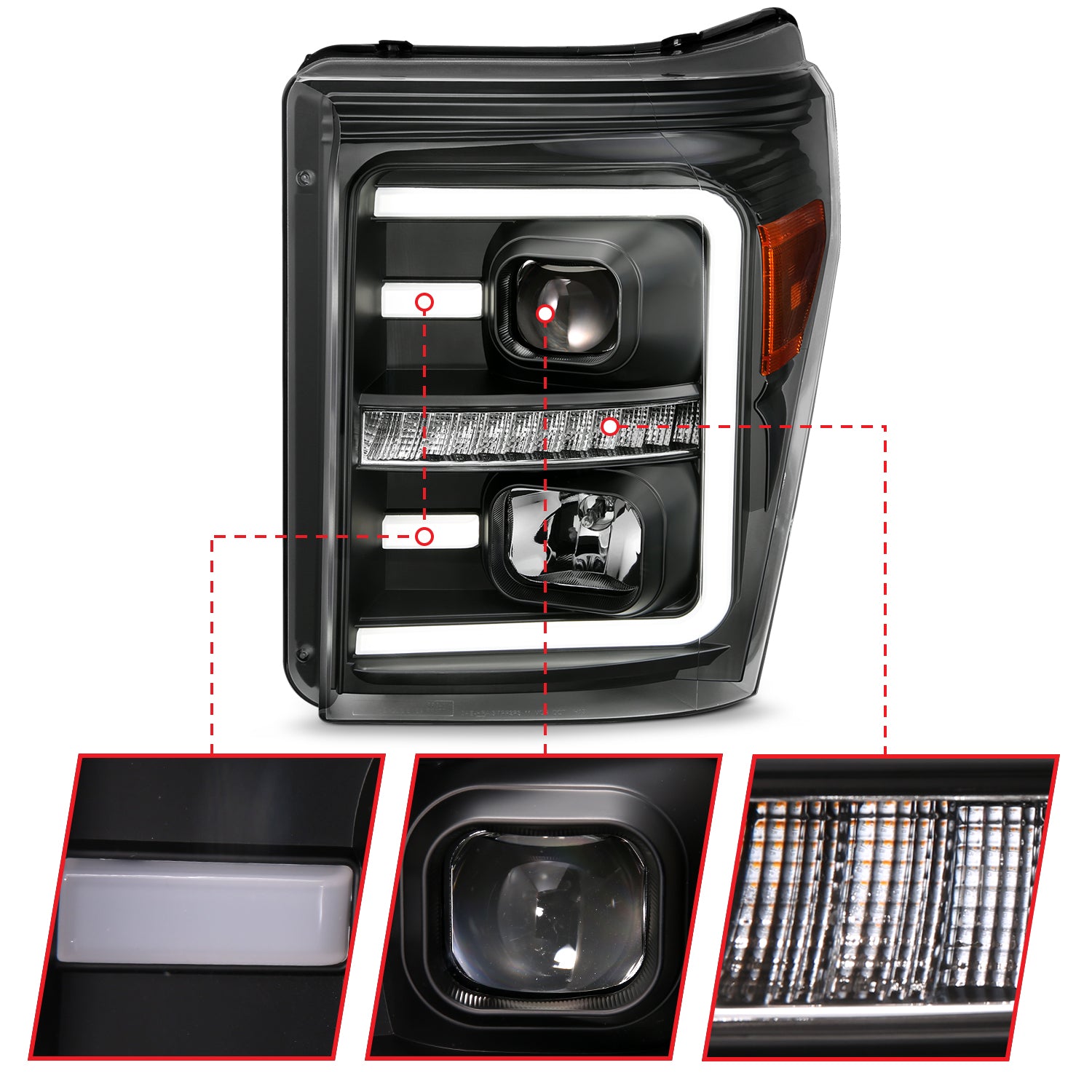 ANZO USA 111406 - Headlight Set
