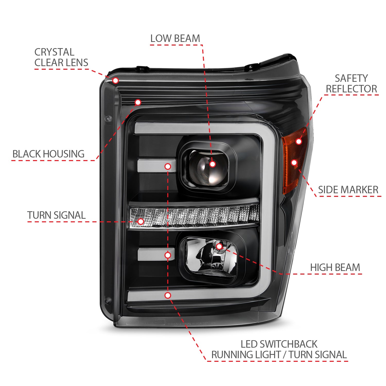 ANZO USA 111406 - Headlight Set