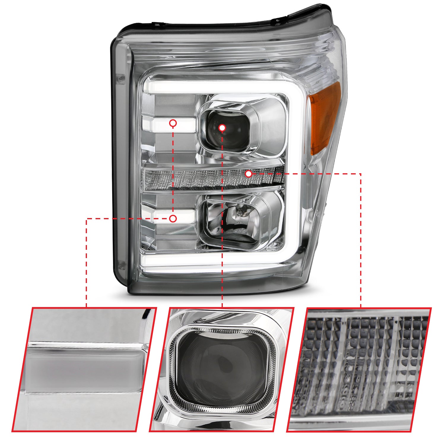 ANZO USA 111407 - Headlight Set