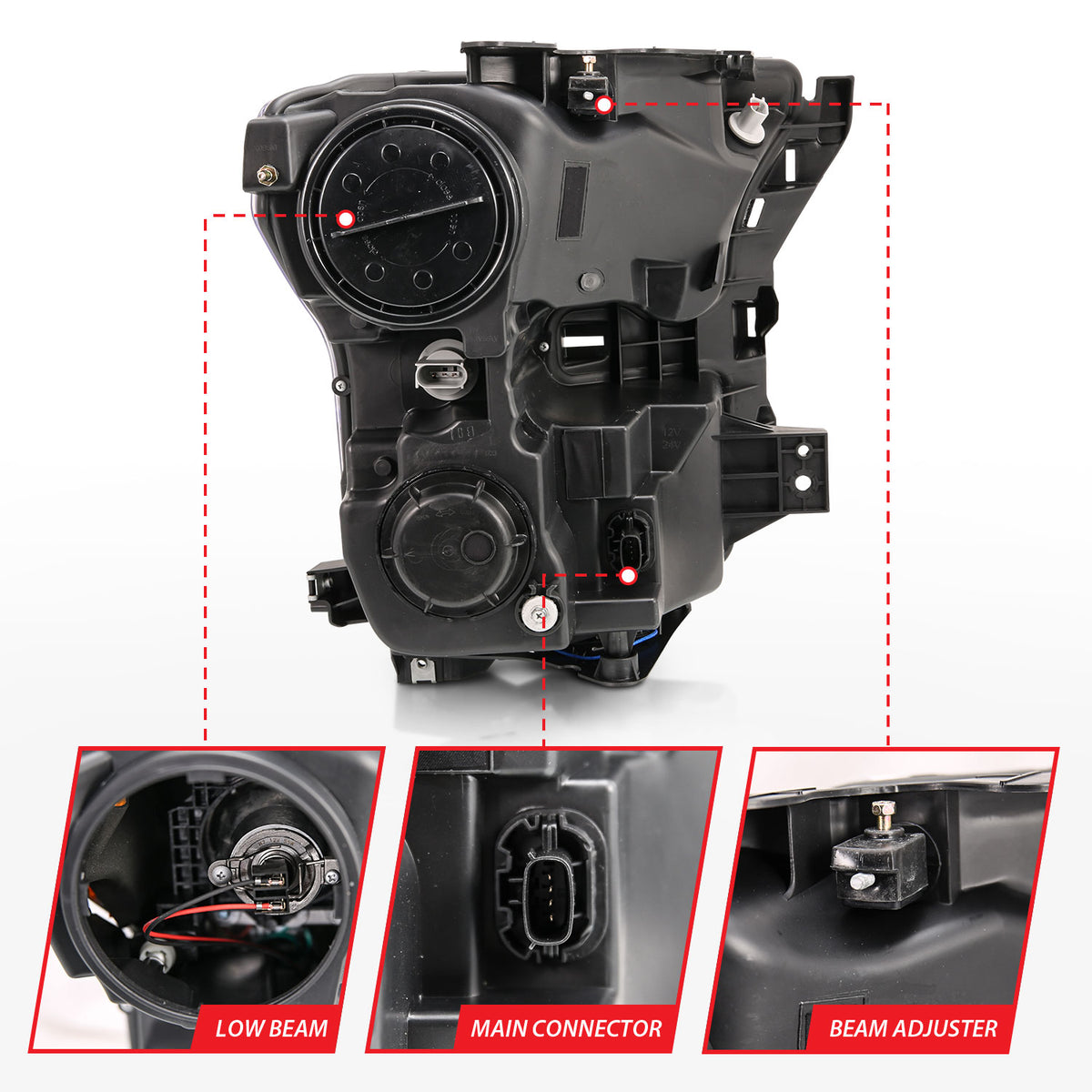ANZO USA 111409 - Headlight Set