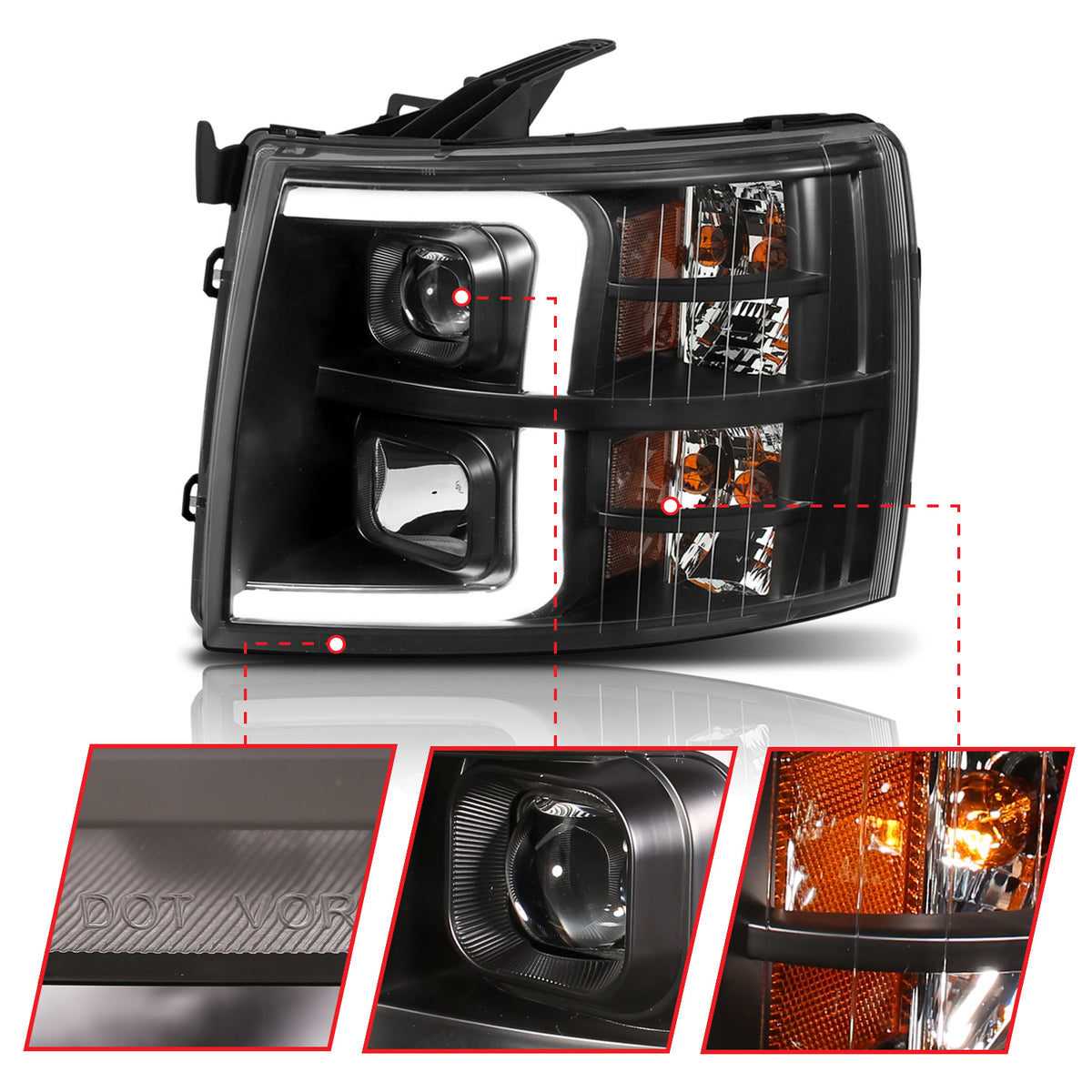 ANZO USA 111410 - Headlight Set