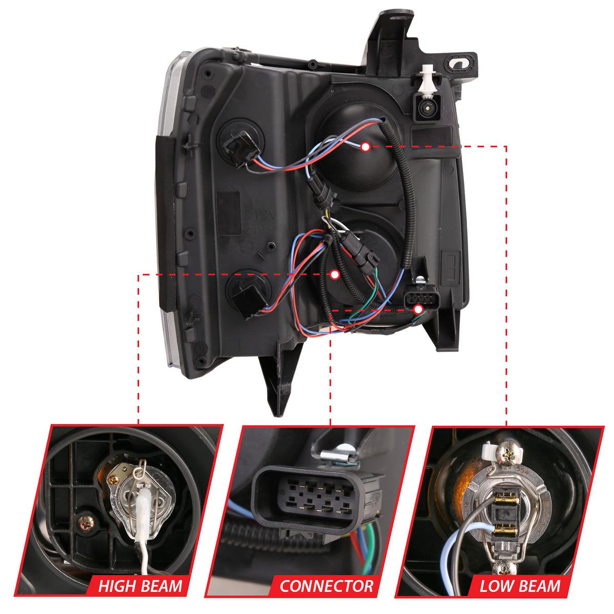 ANZO USA 111410 - Headlight Set
