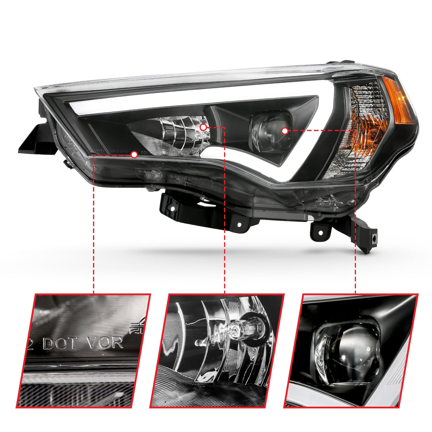 ANZO USA 111416 - Headlight Set