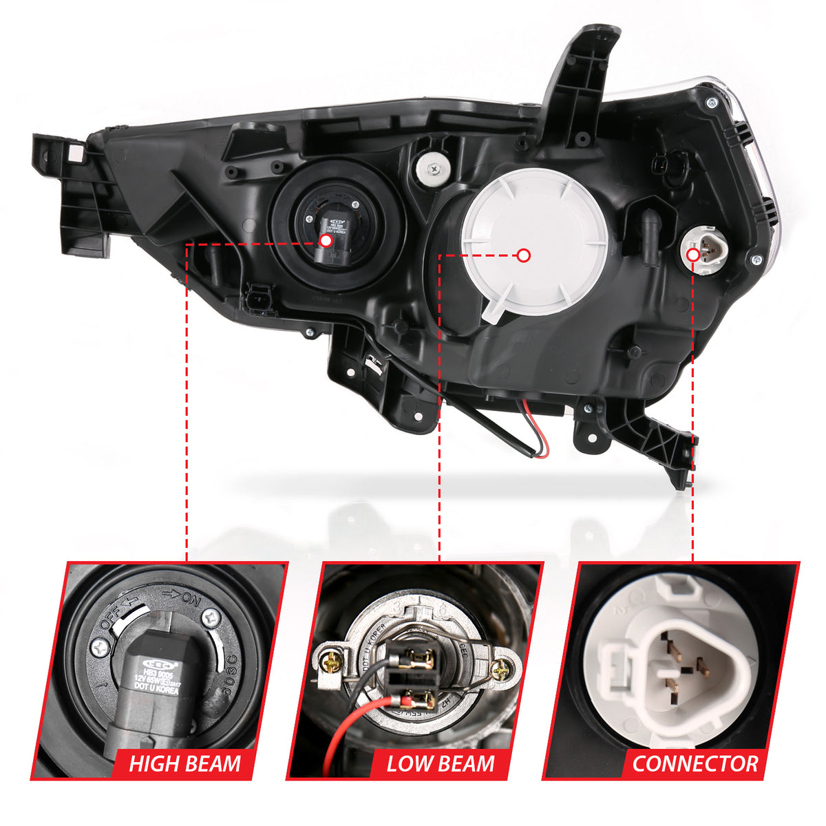 ANZO USA 111416 - Headlight Set