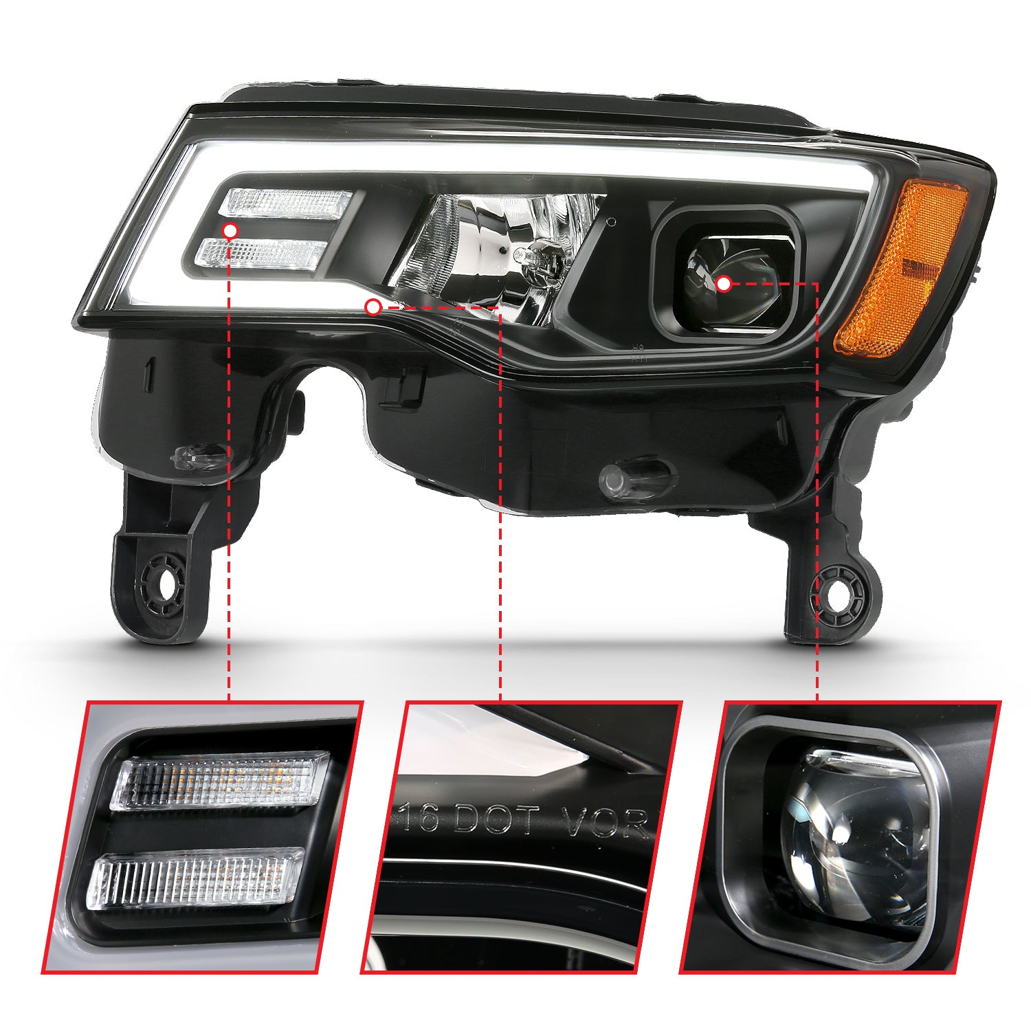 ANZO USA 111418 - Headlight Set