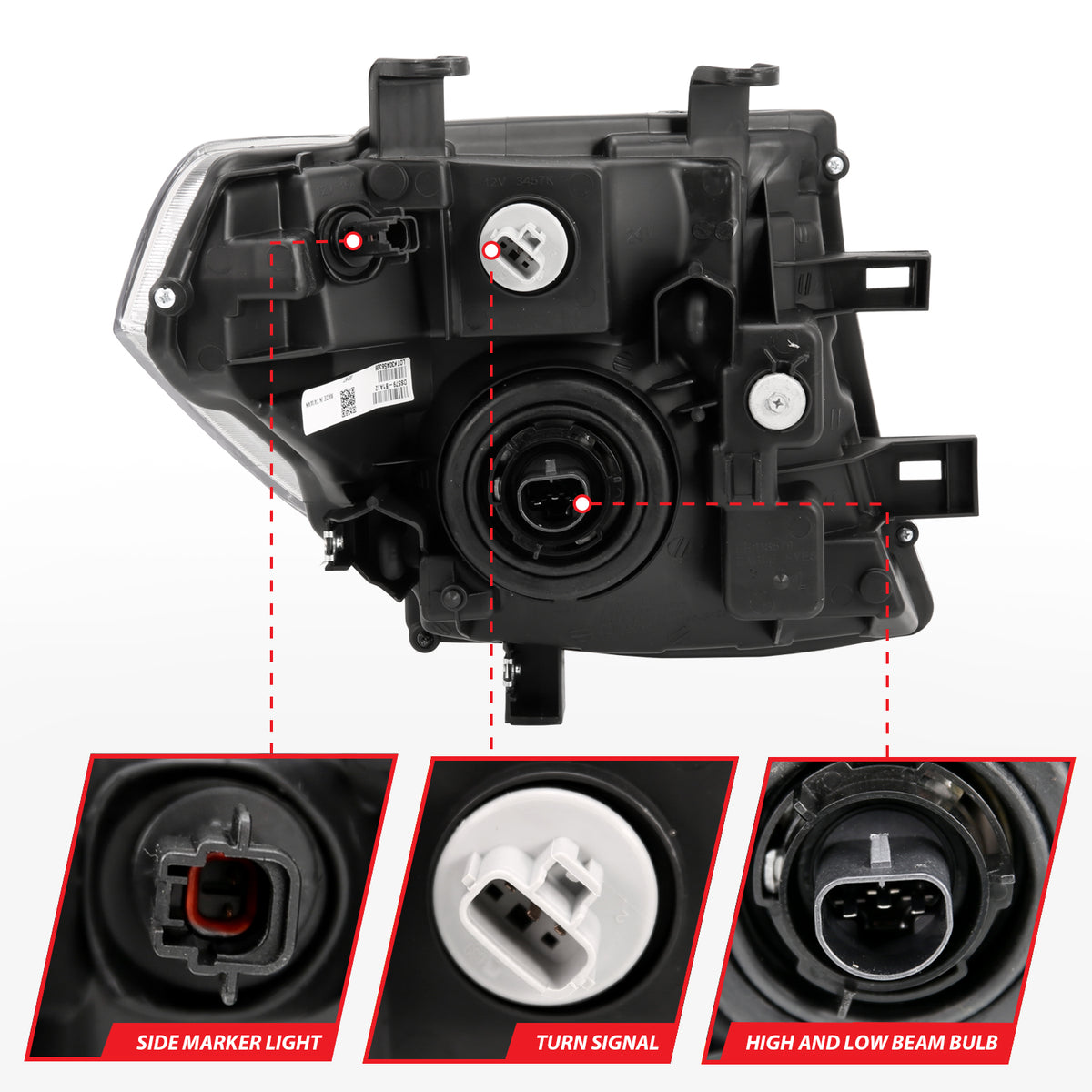 ANZO USA 111434 - Headlight Assembly