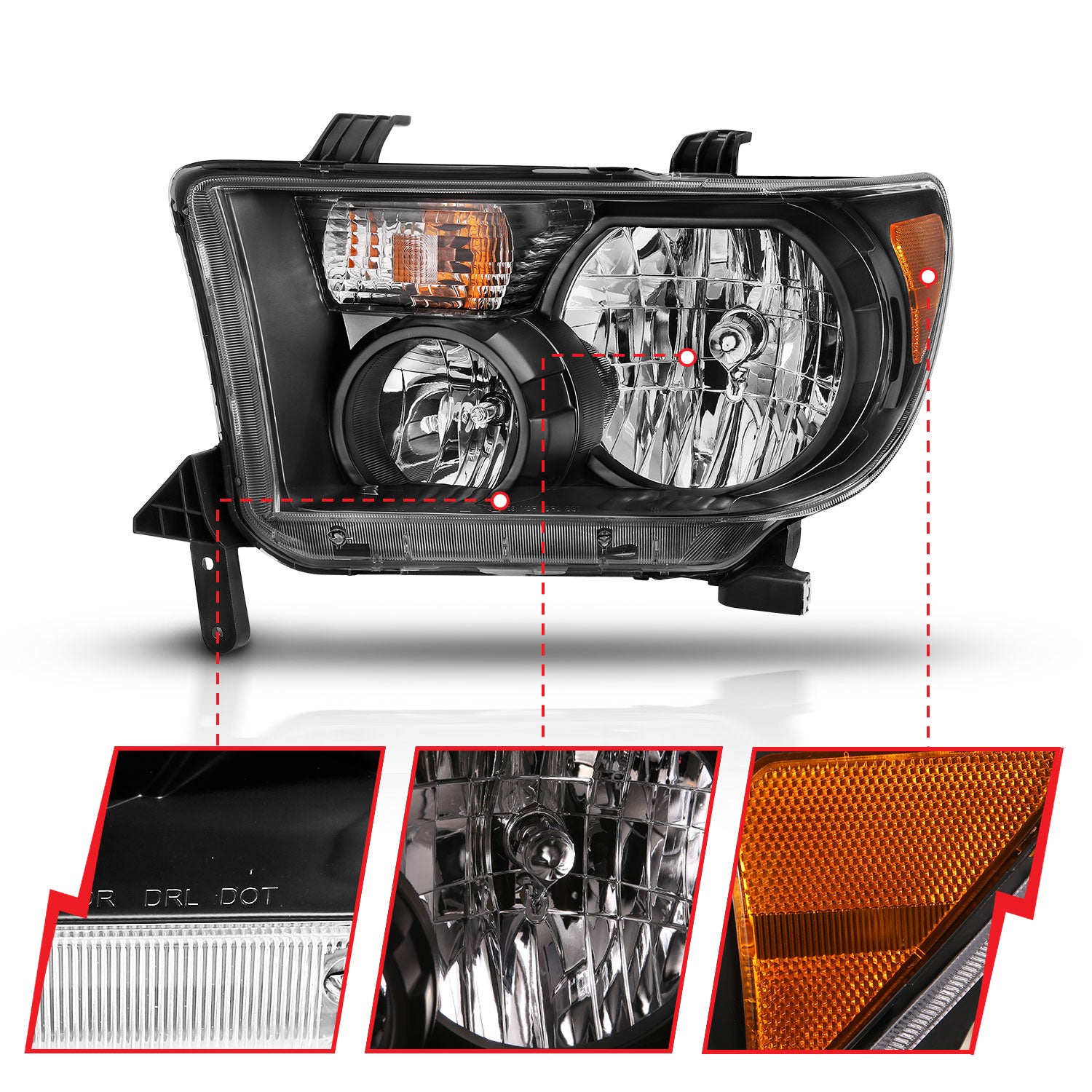 ANZO USA 111436 - Headlight Assembly