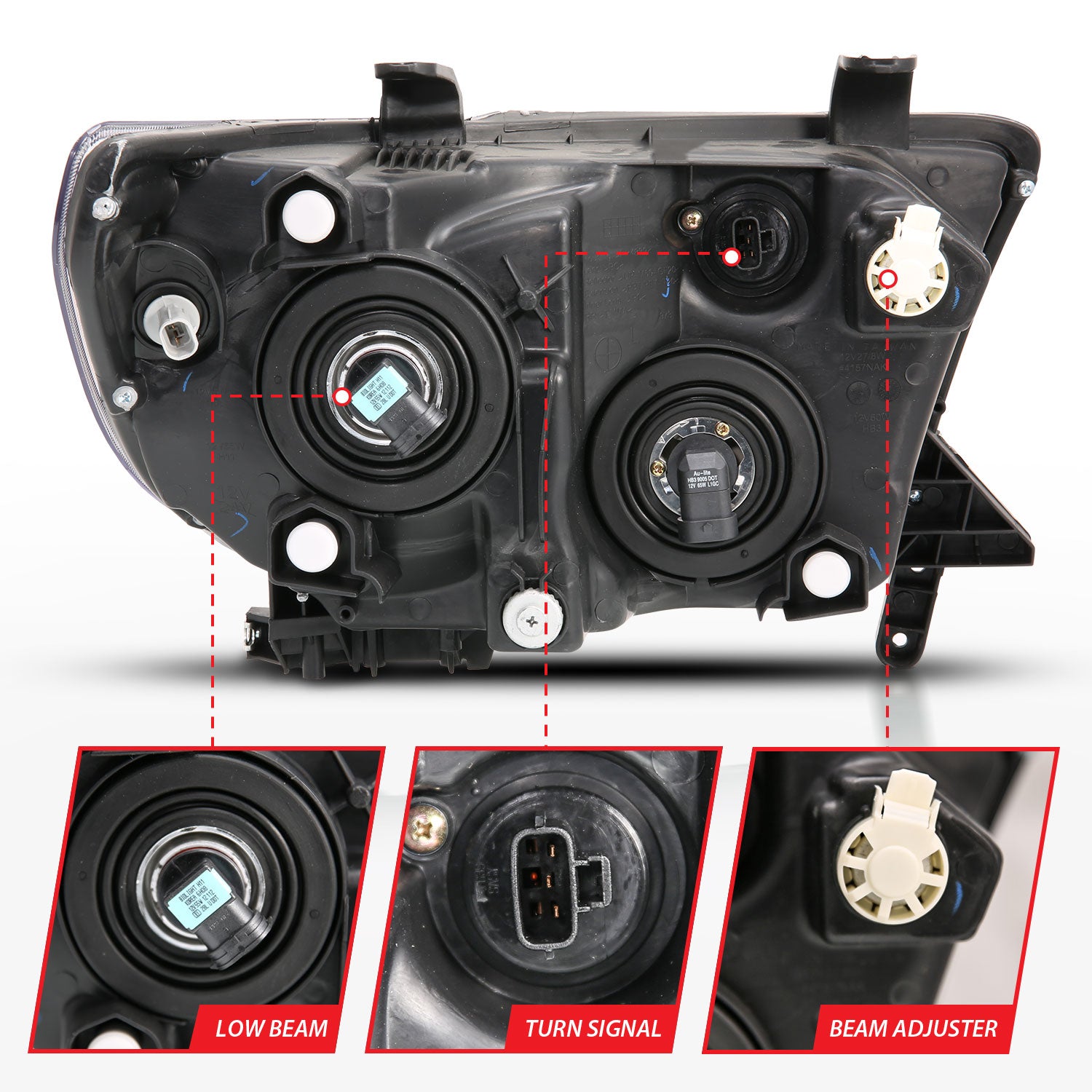 ANZO USA 111436 - Headlight Assembly