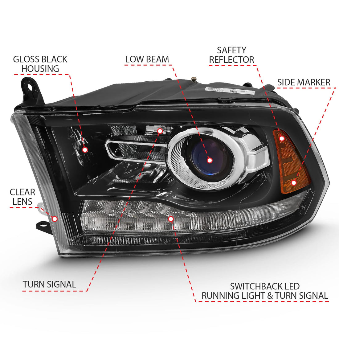 ANZO USA Electrical Lighting and Body ANZO USA 111439 Headlight Set