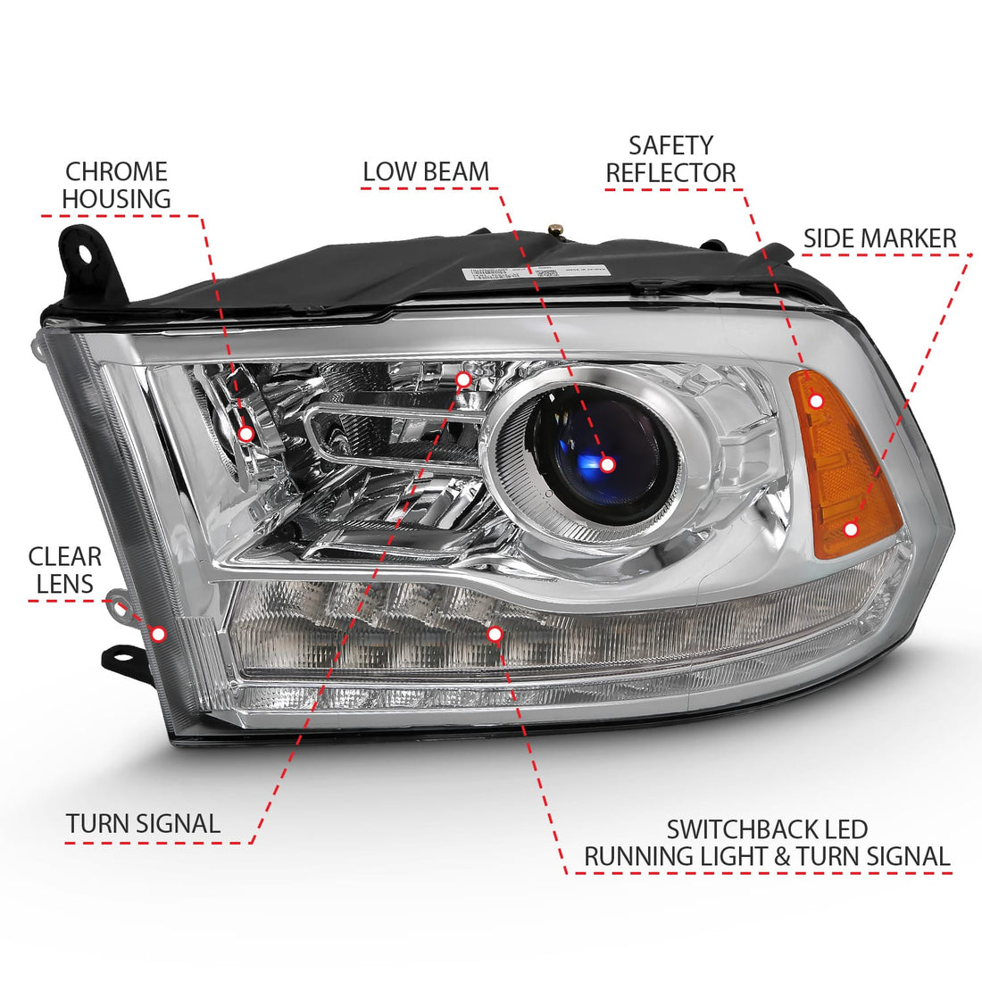 ANZO USA Electrical Lighting and Body ANZO USA 111440 Headlight Set