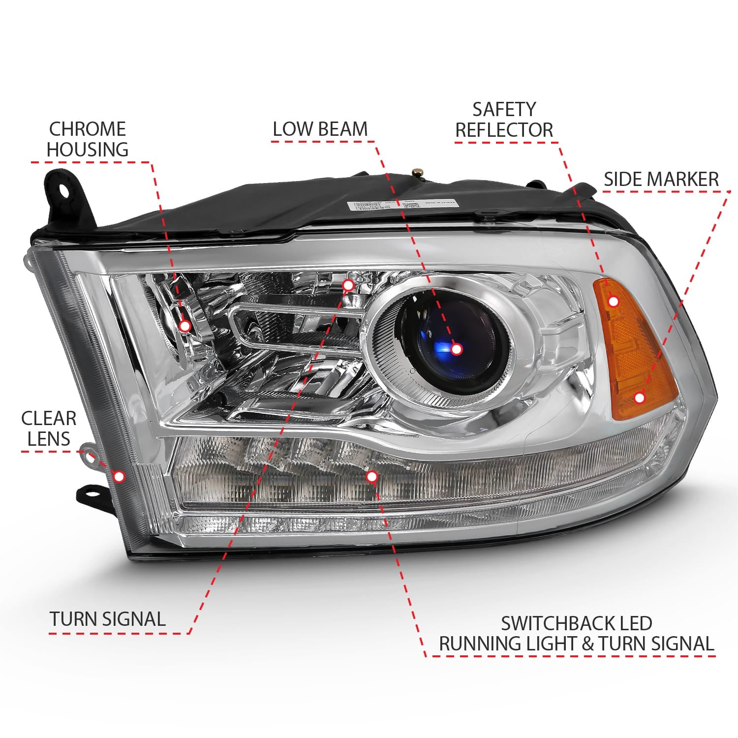 ANZO USA Electrical Lighting and Body ANZO USA 111440 Headlight Set