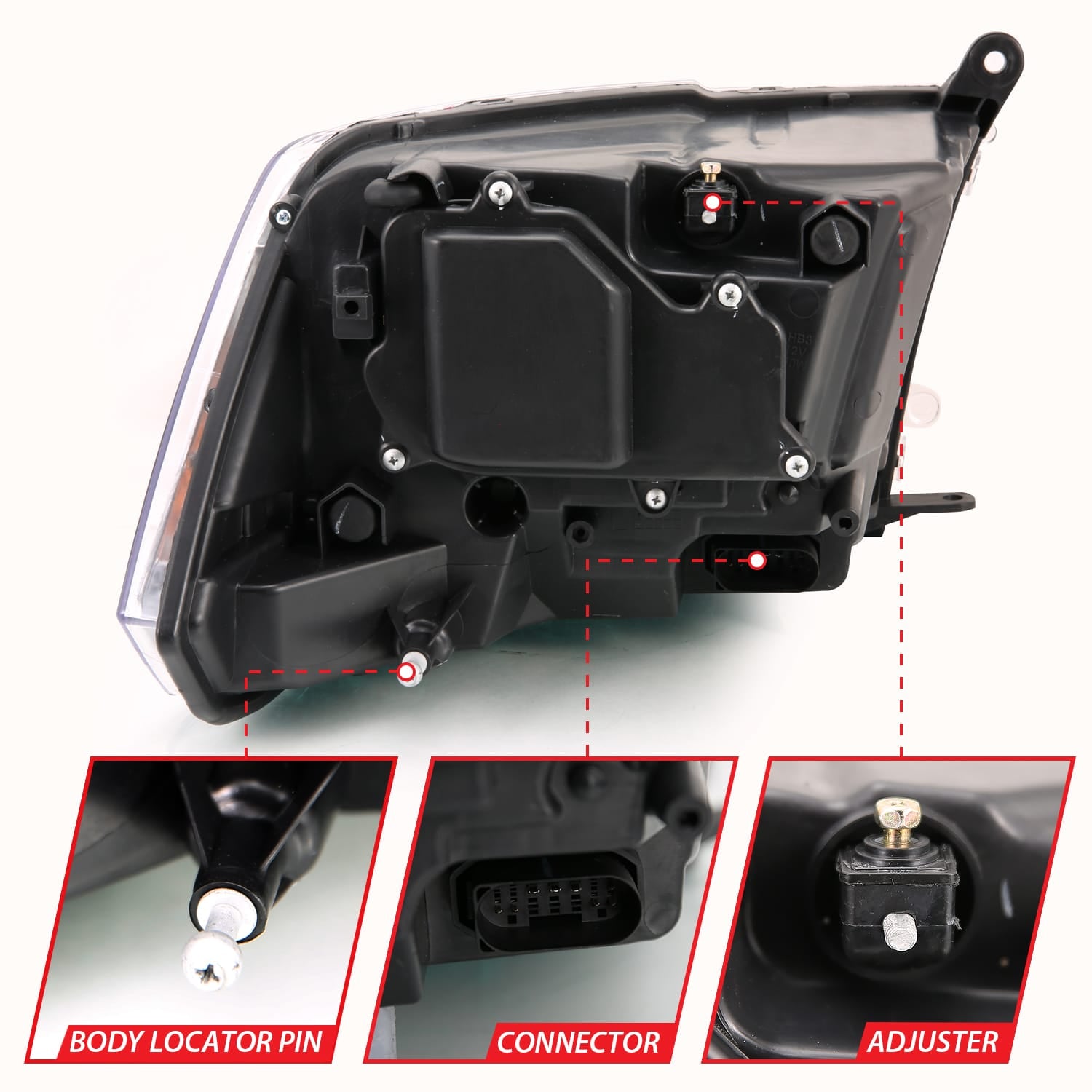 ANZO USA Electrical Lighting and Body ANZO USA 111441 Headlight Set