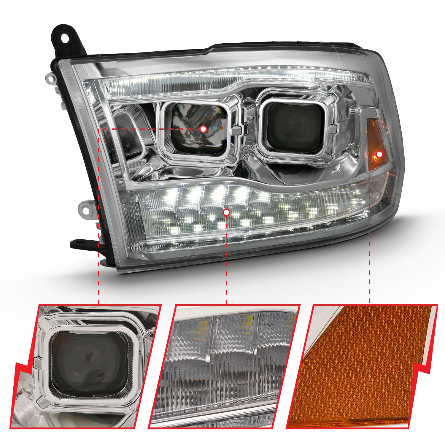 ANZO USA 111442 - Headlight Set