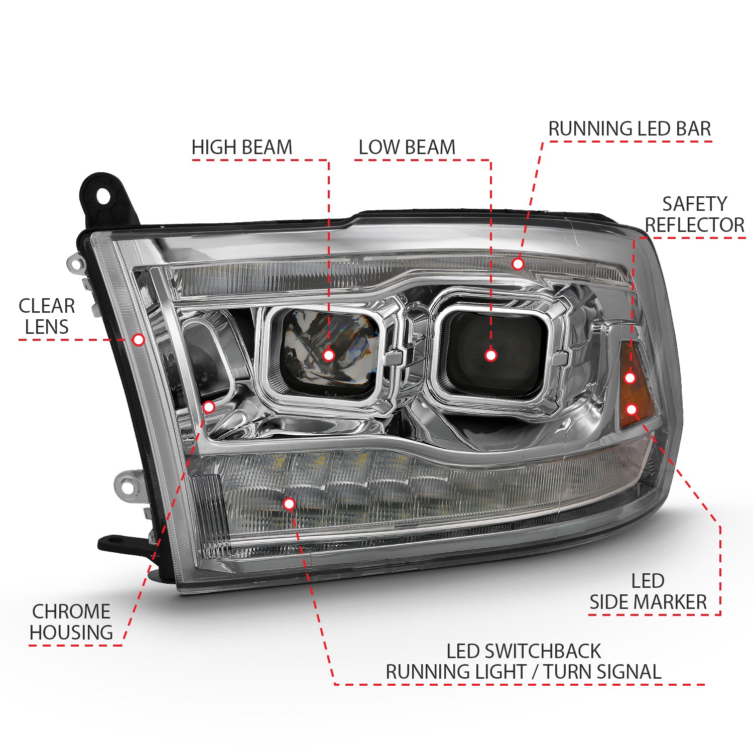 ANZO USA 111442 - Headlight Set
