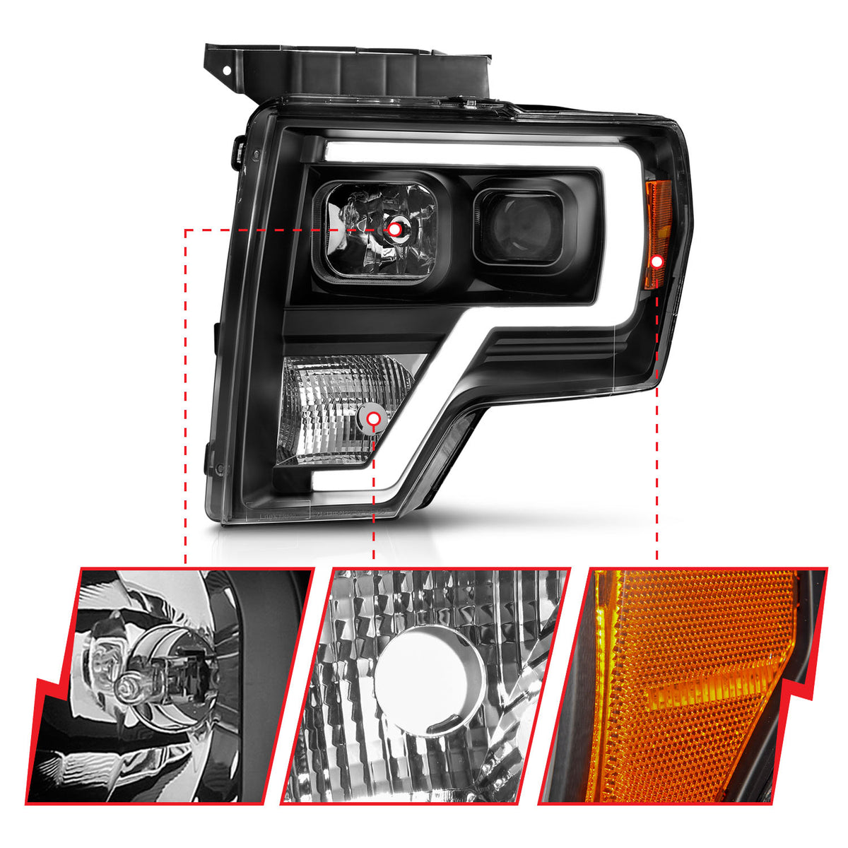 ANZO USA 111443 - Headlight Set