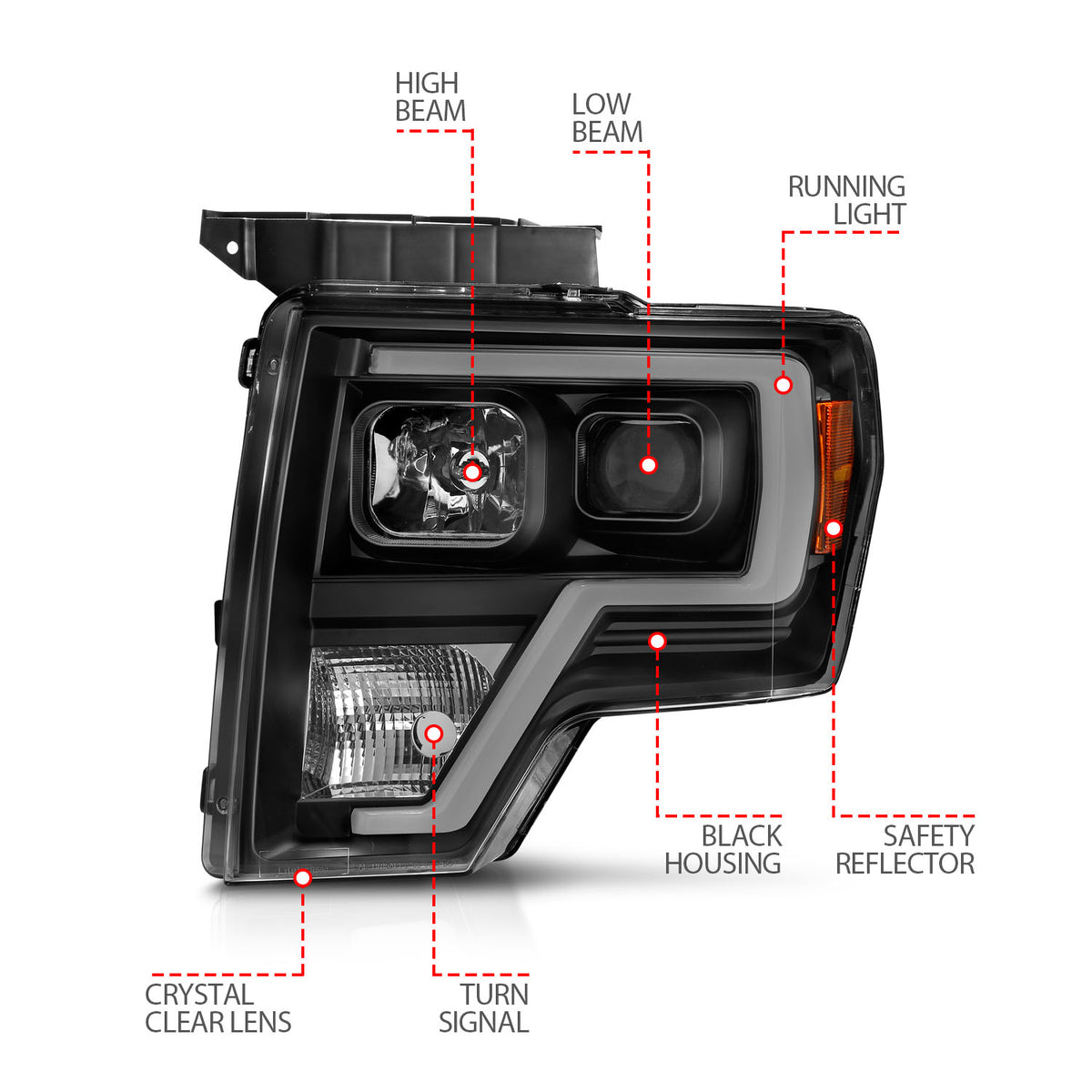 ANZO USA 111443 - Headlight Set