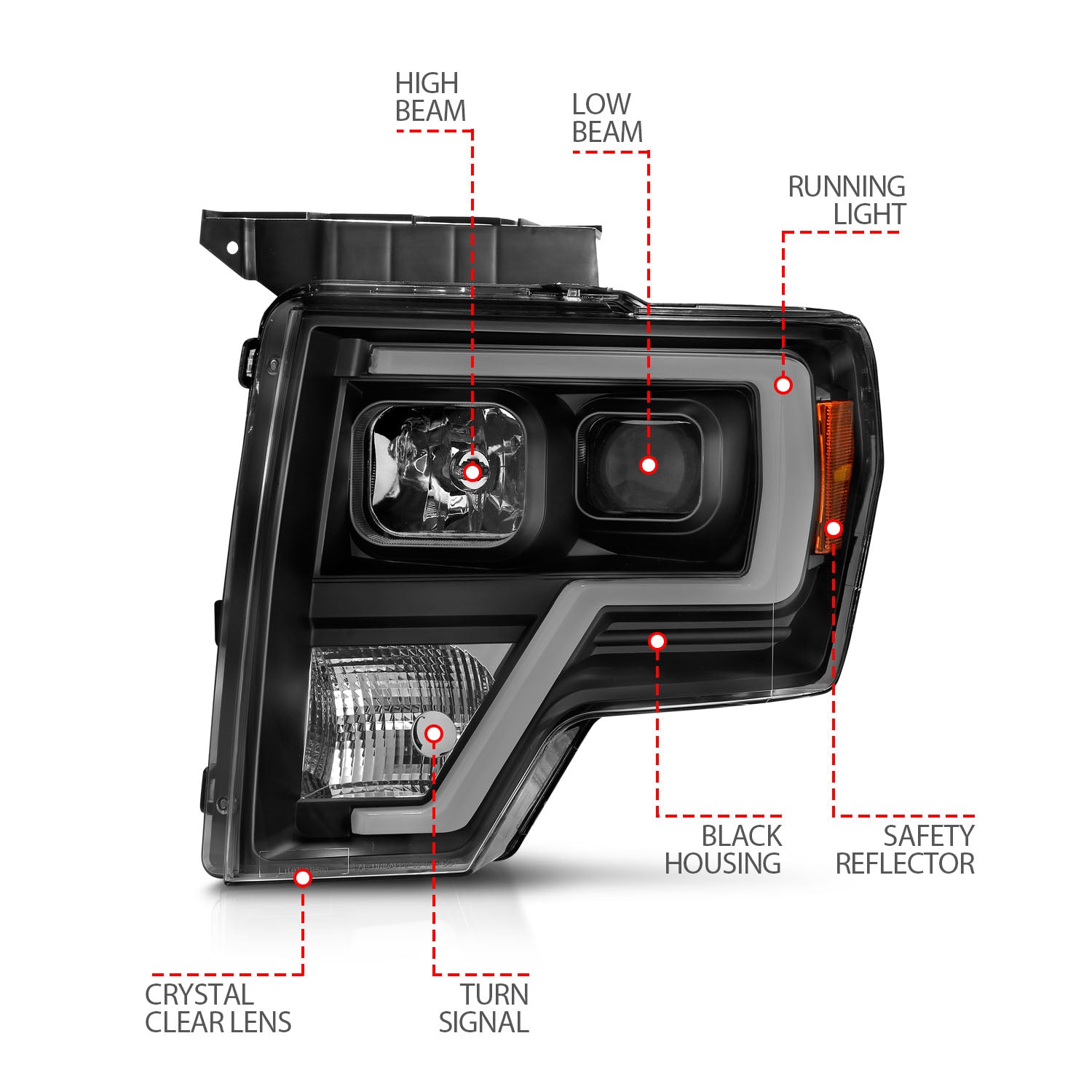 ANZO USA 111443 - Headlight Set