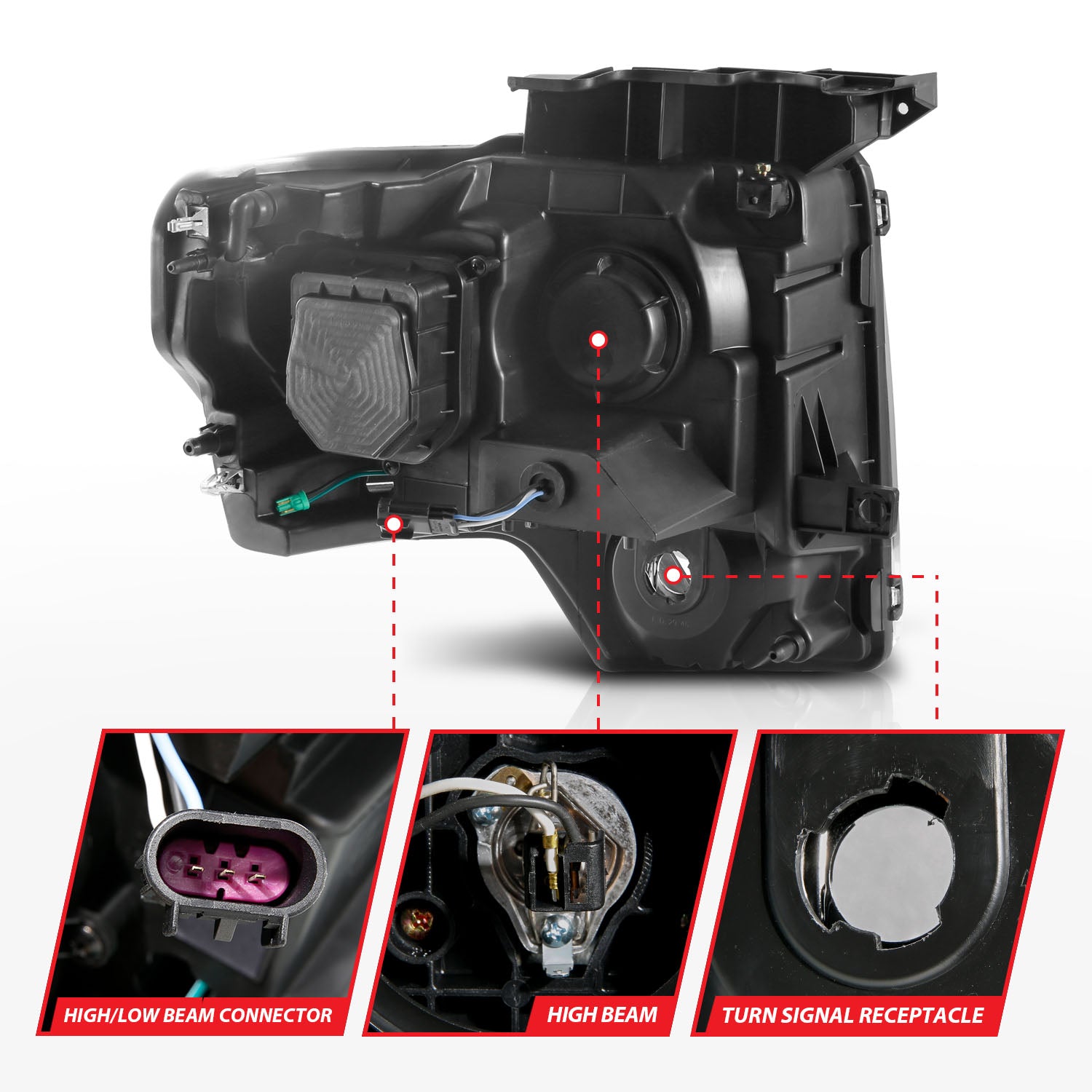 ANZO USA 111443 - Headlight Set