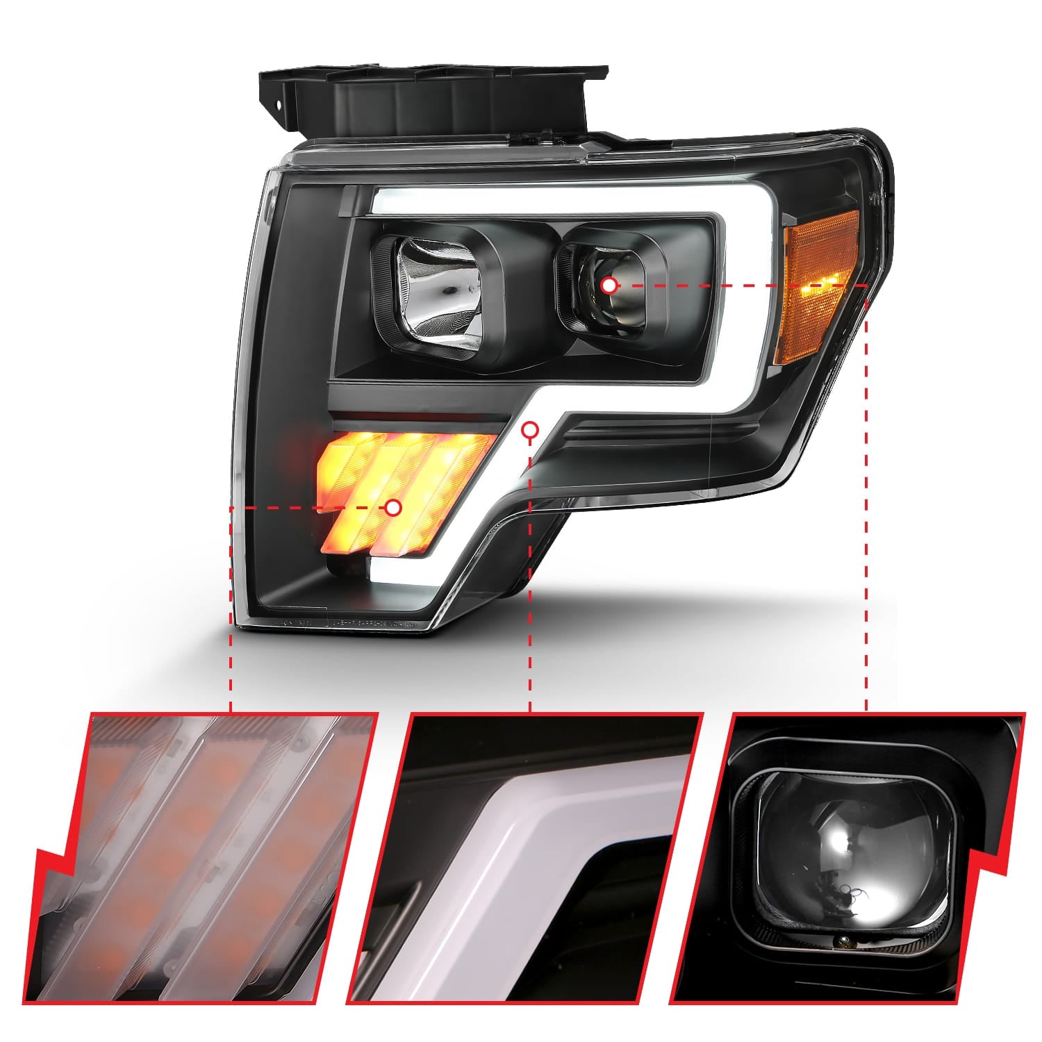 ANZO USA Electrical Lighting and Body ANZO USA 111445 Headlight Set