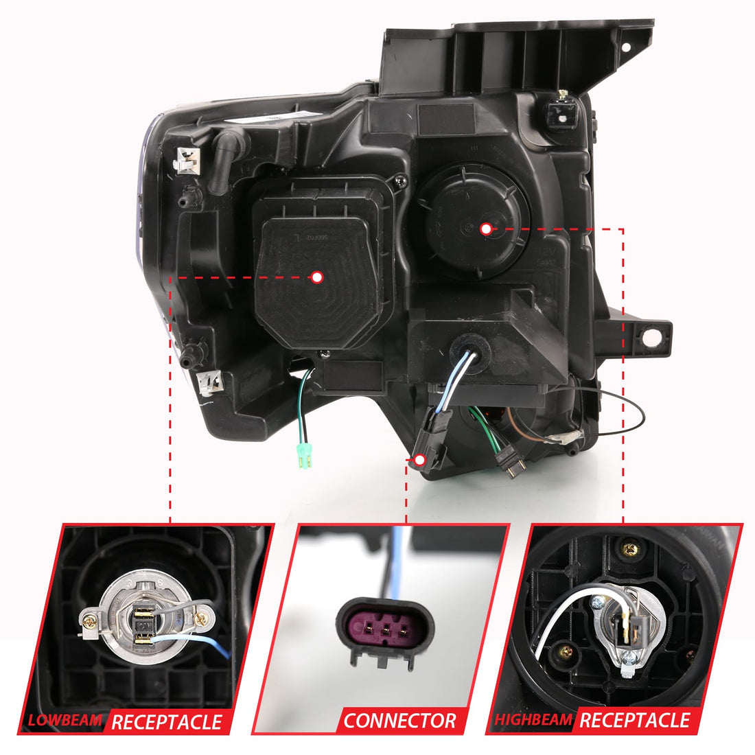 ANZO USA Electrical Lighting and Body ANZO USA 111445 Headlight Set