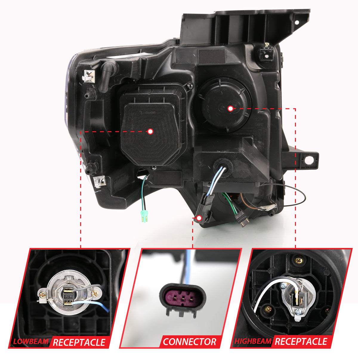 ANZO USA 111445 - Headlight Set