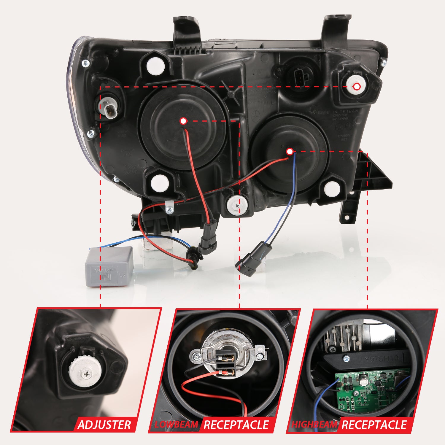 ANZO USA 111447 - Headlight Set