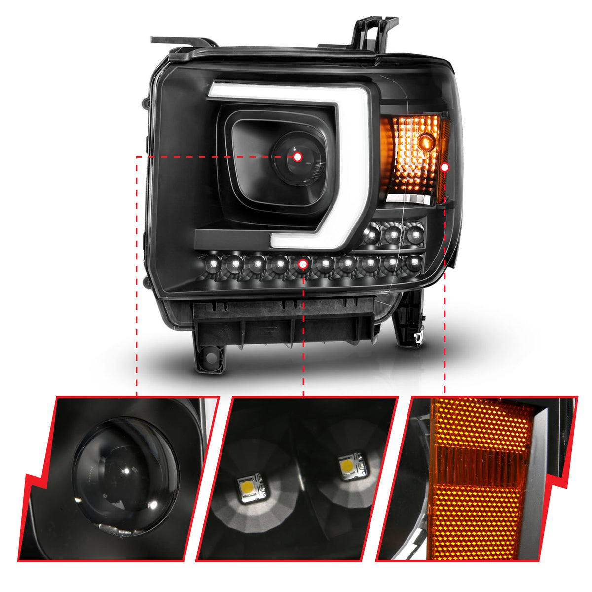 ANZO USA 111450 - Headlight Set