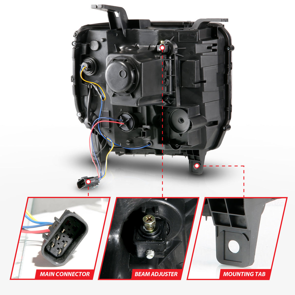 ANZO USA 111450 - Headlight Set