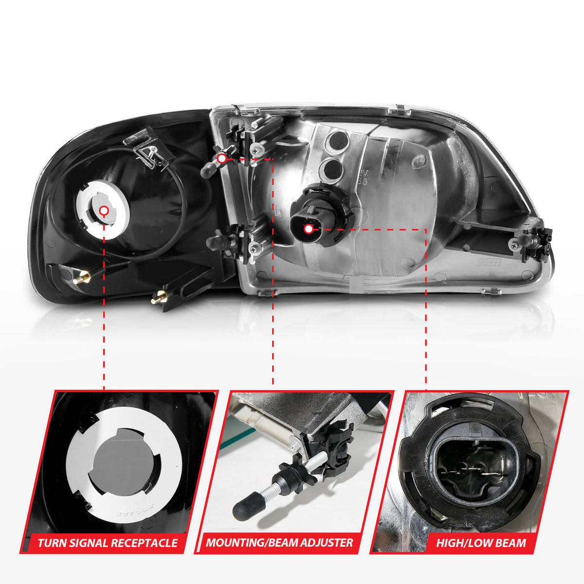 ANZO USA 111460 - Headlight Set