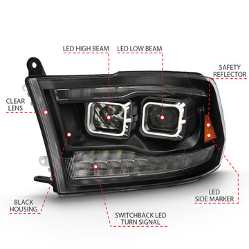 ANZO USA 111464 - LED Projector Headlights 1
