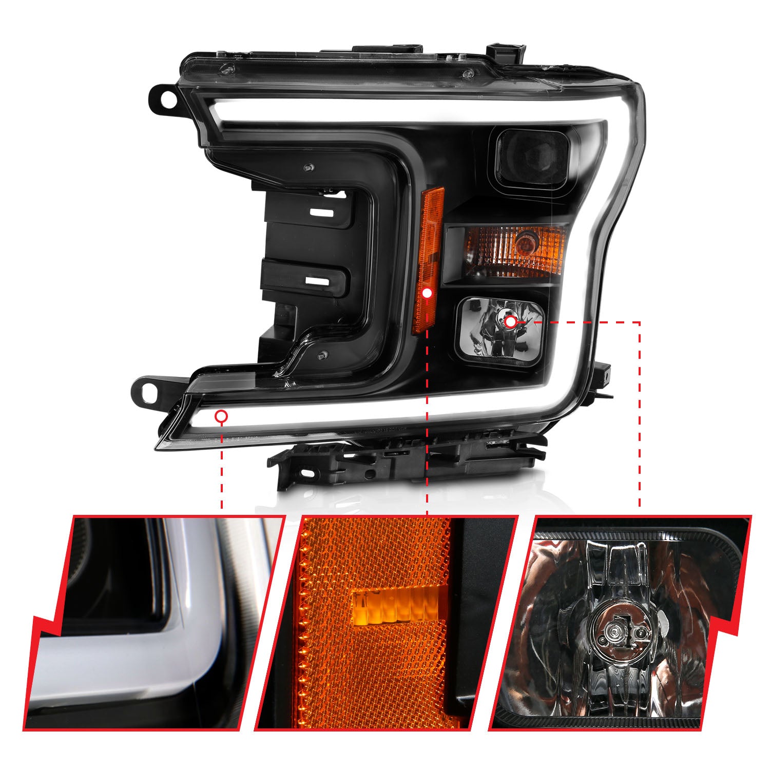 ANZO USA 111467 - Headlight Assembly