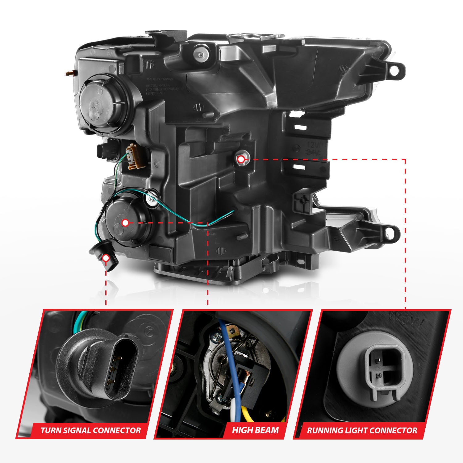 ANZO USA 111467 - Headlight Assembly