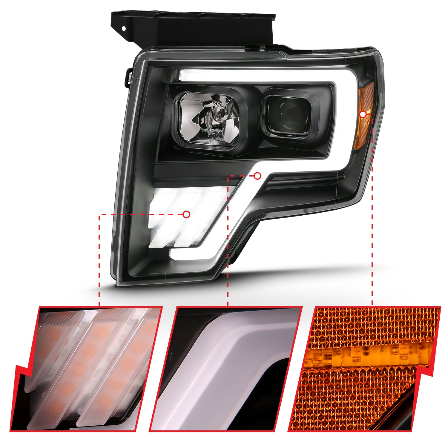 ANZO USA 111469 - Headlight Assembly