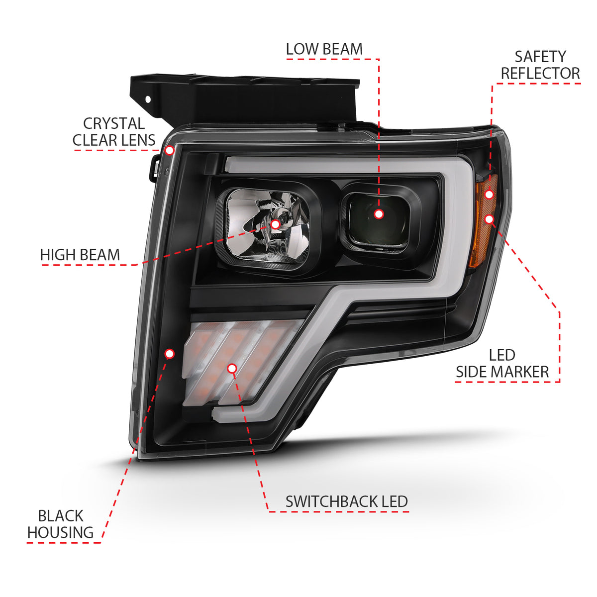 ANZO USA 111469 - Headlight Assembly