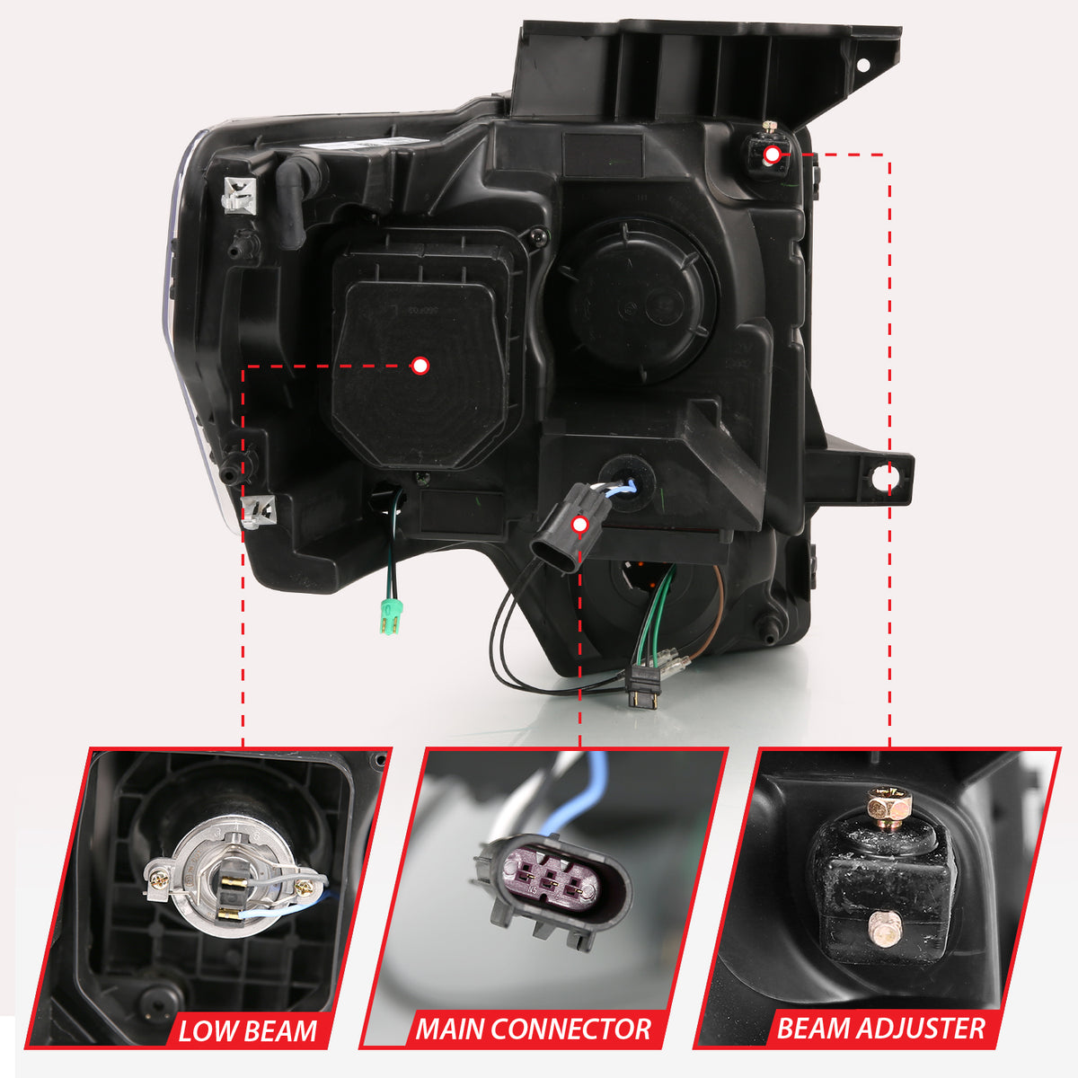 ANZO USA 111469 - Headlight Assembly