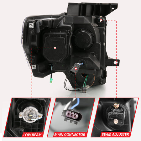 ANZO USA 111469 - Headlight Assembly