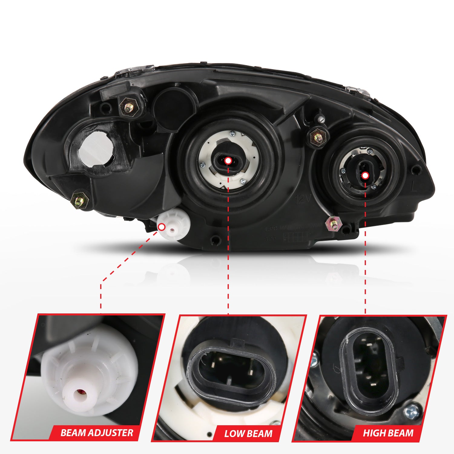 ANZO USA 111472 - Headlight Assembly
