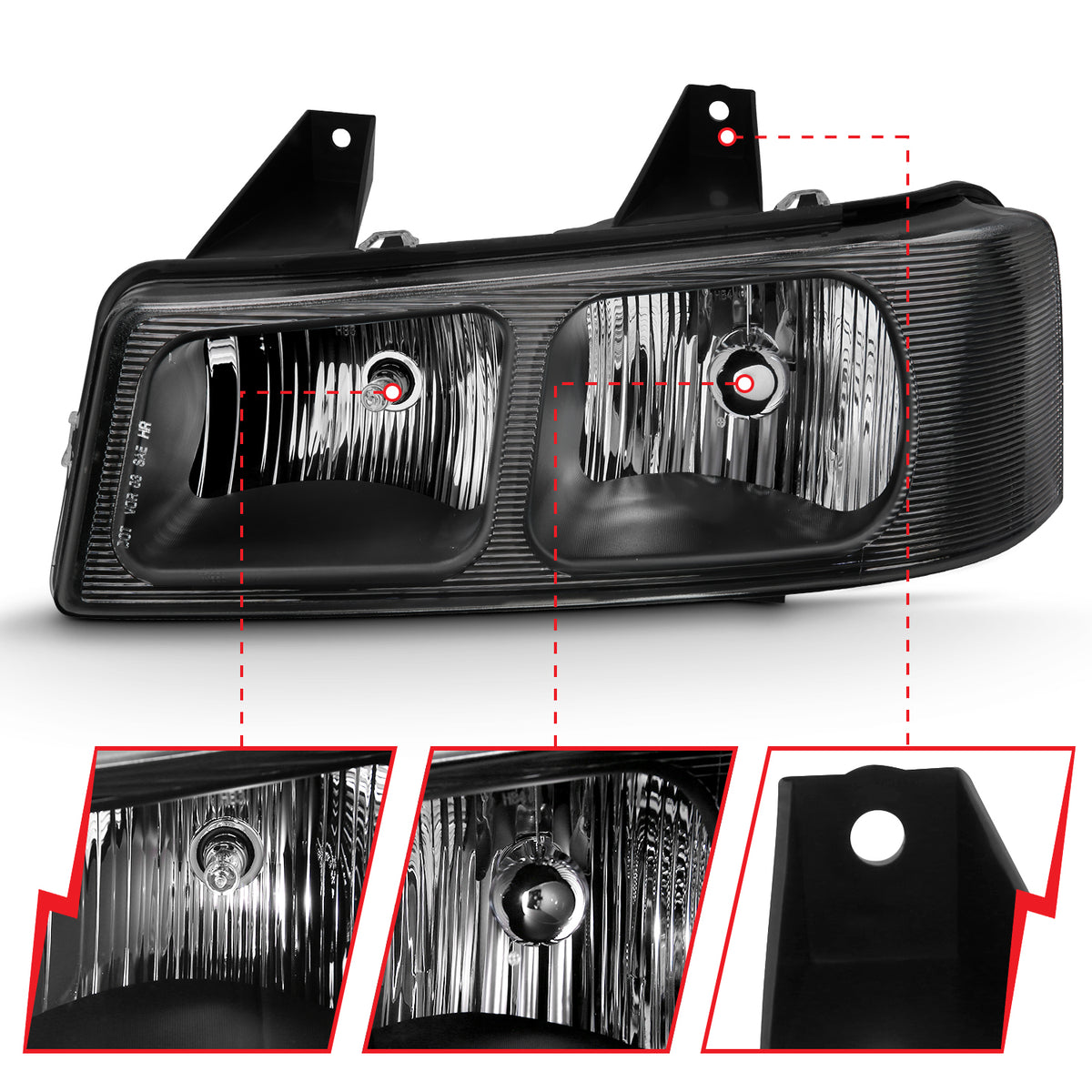 ANZO USA 111474 - Headlight Assembly