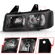 ANZO USA Electrical Lighting and Body ANZO USA 111474 Headlight Assembly