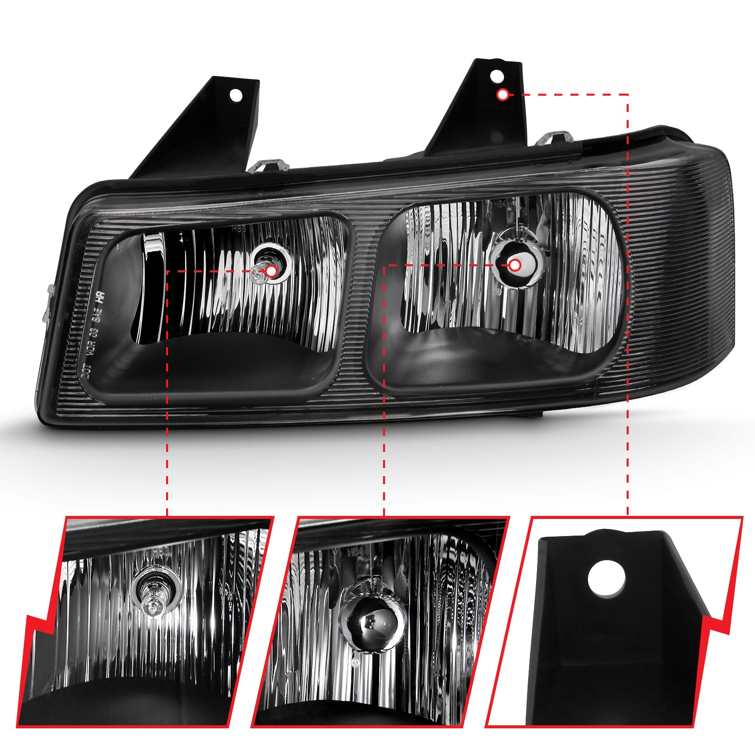 ANZO USA 111474 - Headlight Assembly