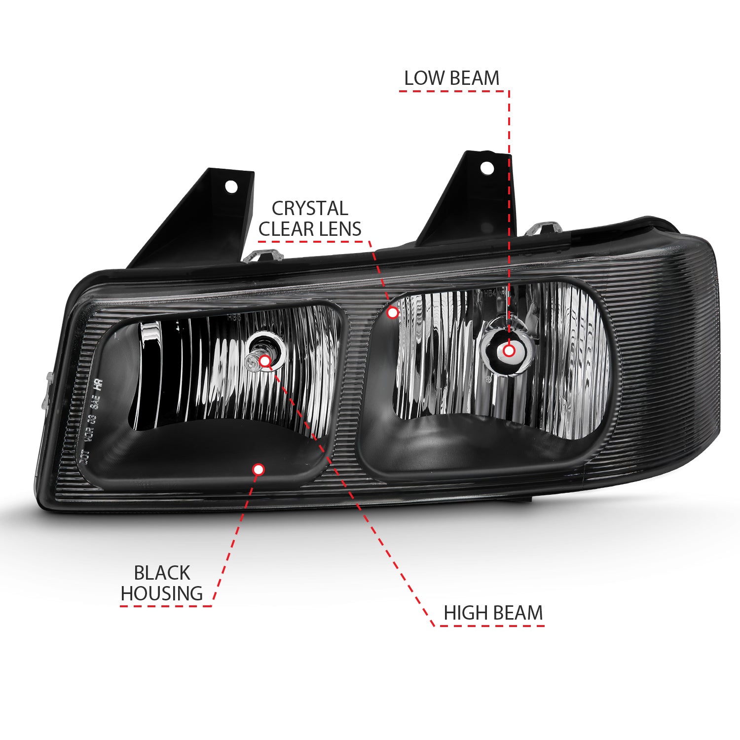 ANZO USA 111474 - Headlight Assembly