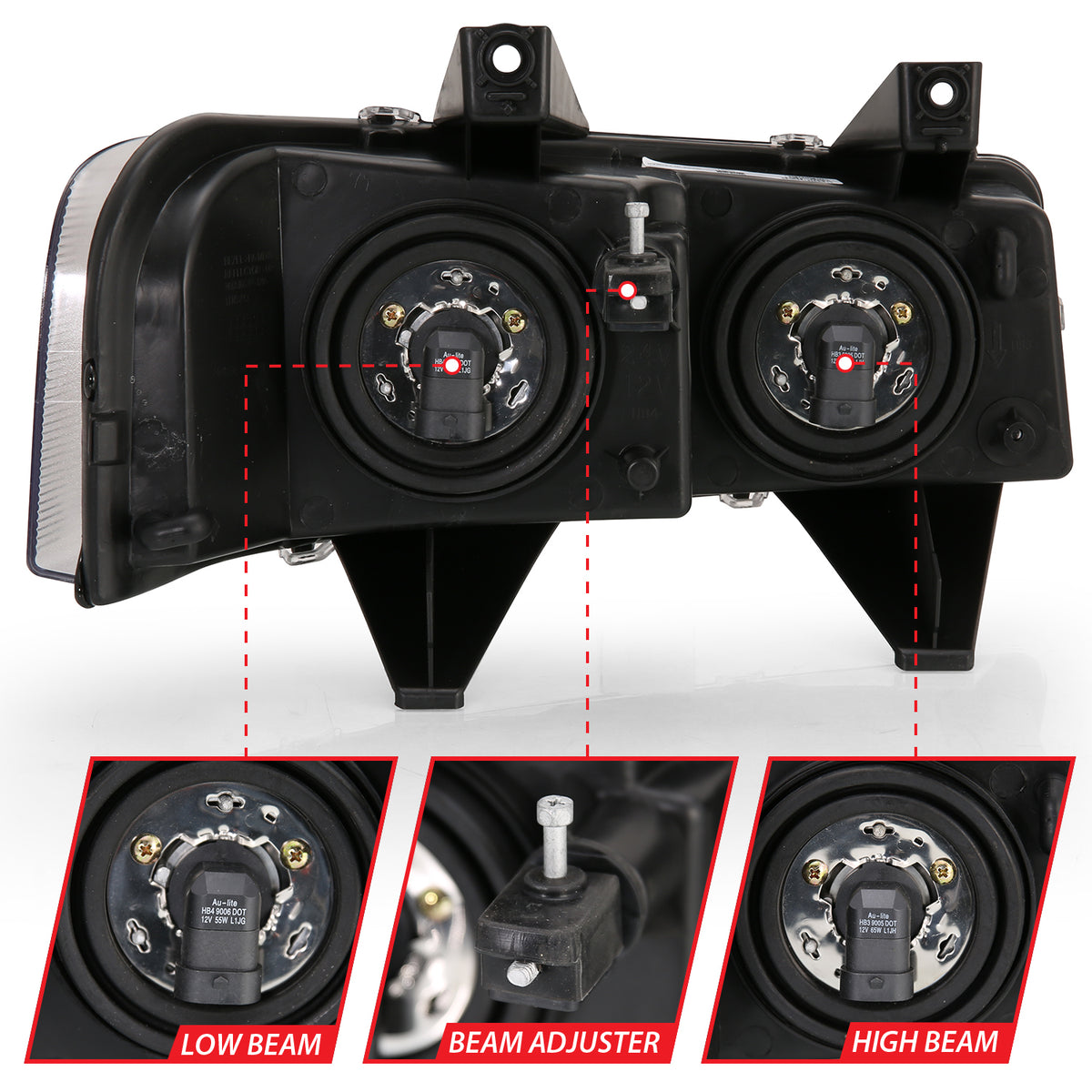 ANZO USA 111474 - Headlight Assembly