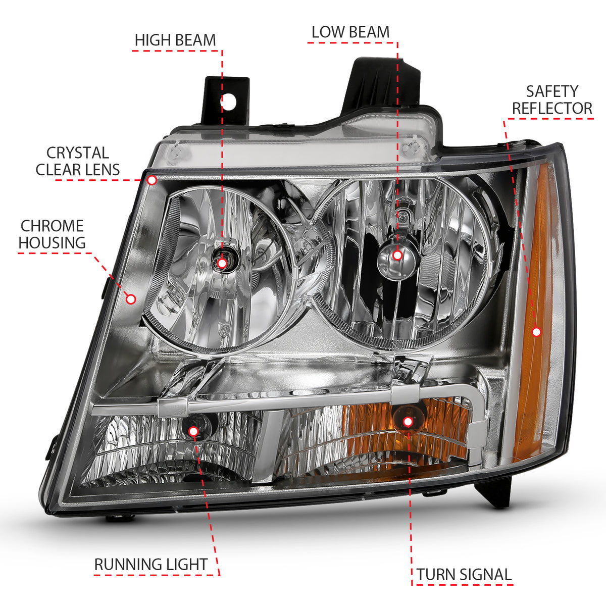 ANZO USA 111475 - Headlight Assembly