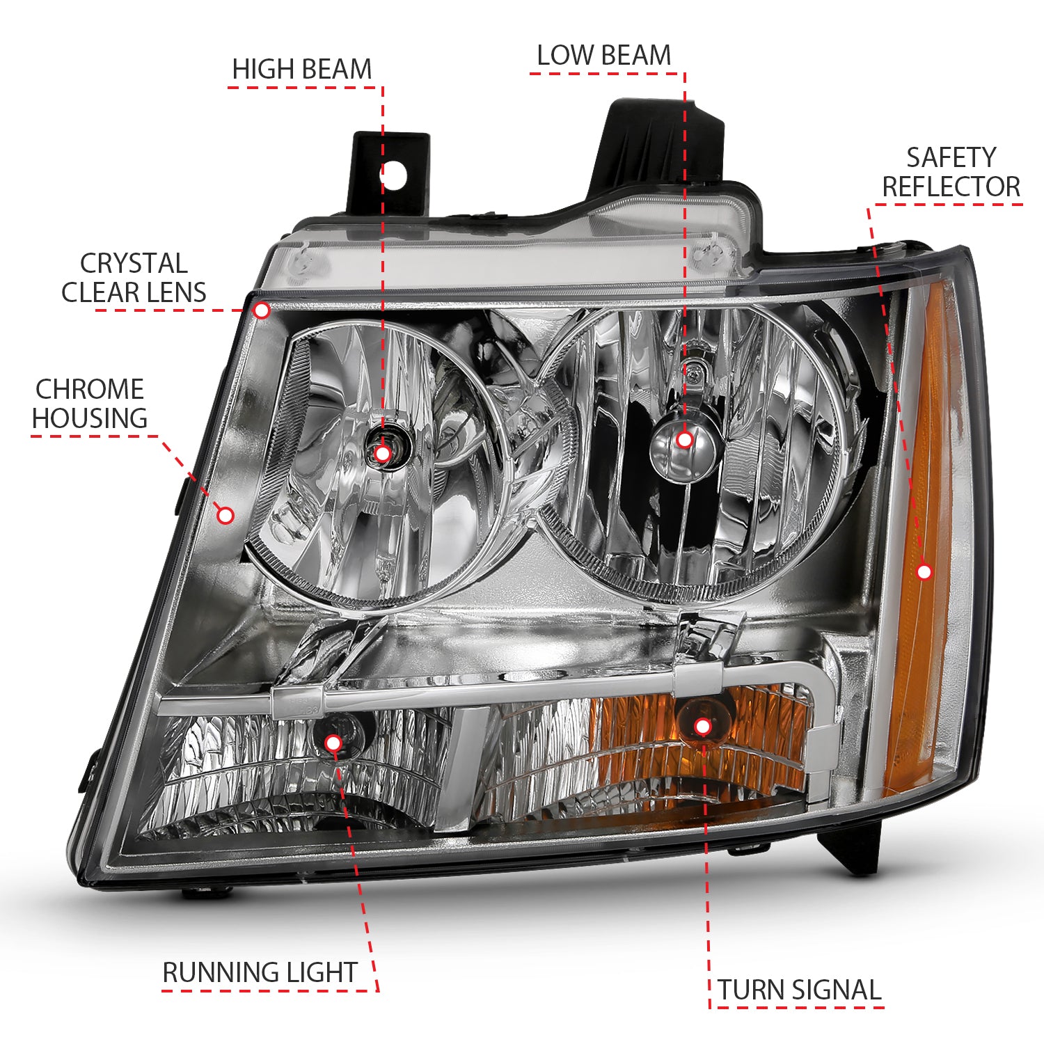 ANZO USA 111475 - Headlight Assembly