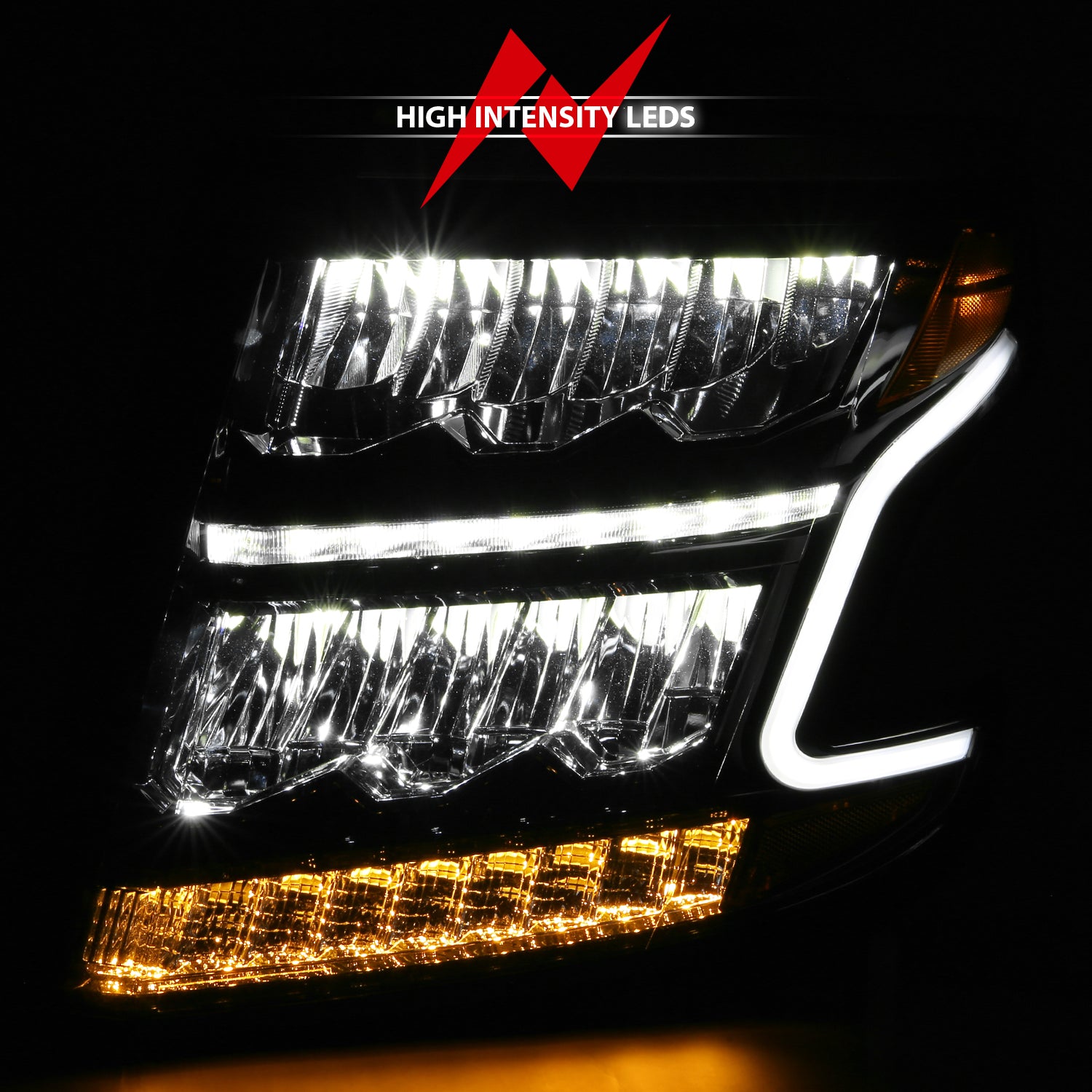 ANZO USA 111478 - LED Crystal Headlights 3